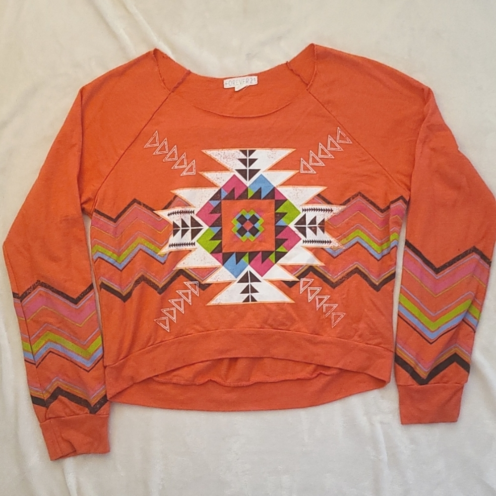 Forever 21 geometric sweatshirt